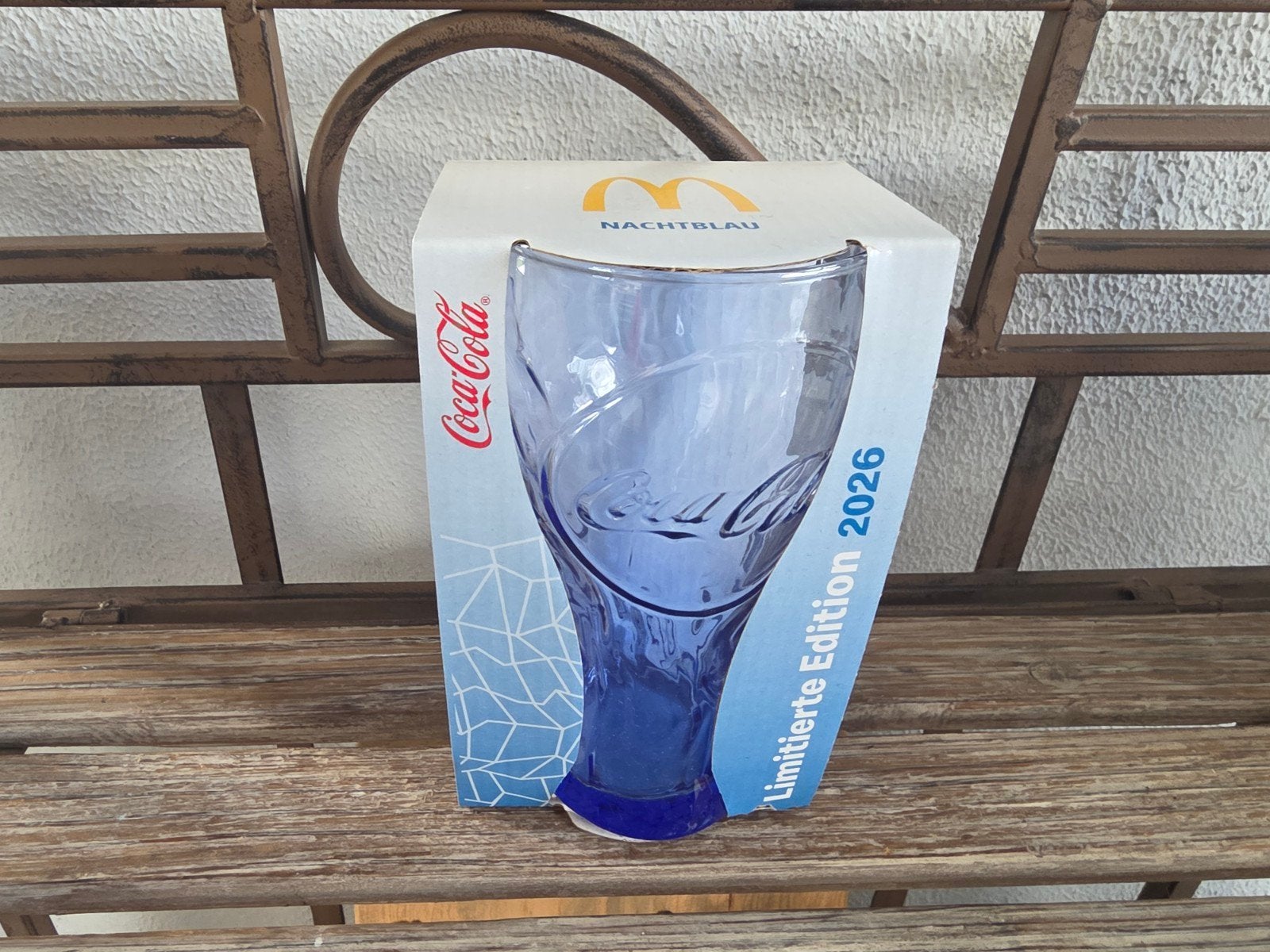 McDonald's Coca-Cola Glas Nachtblauw Limited Edition 2026, Ophalen, Nieuw, Frisdrankglas