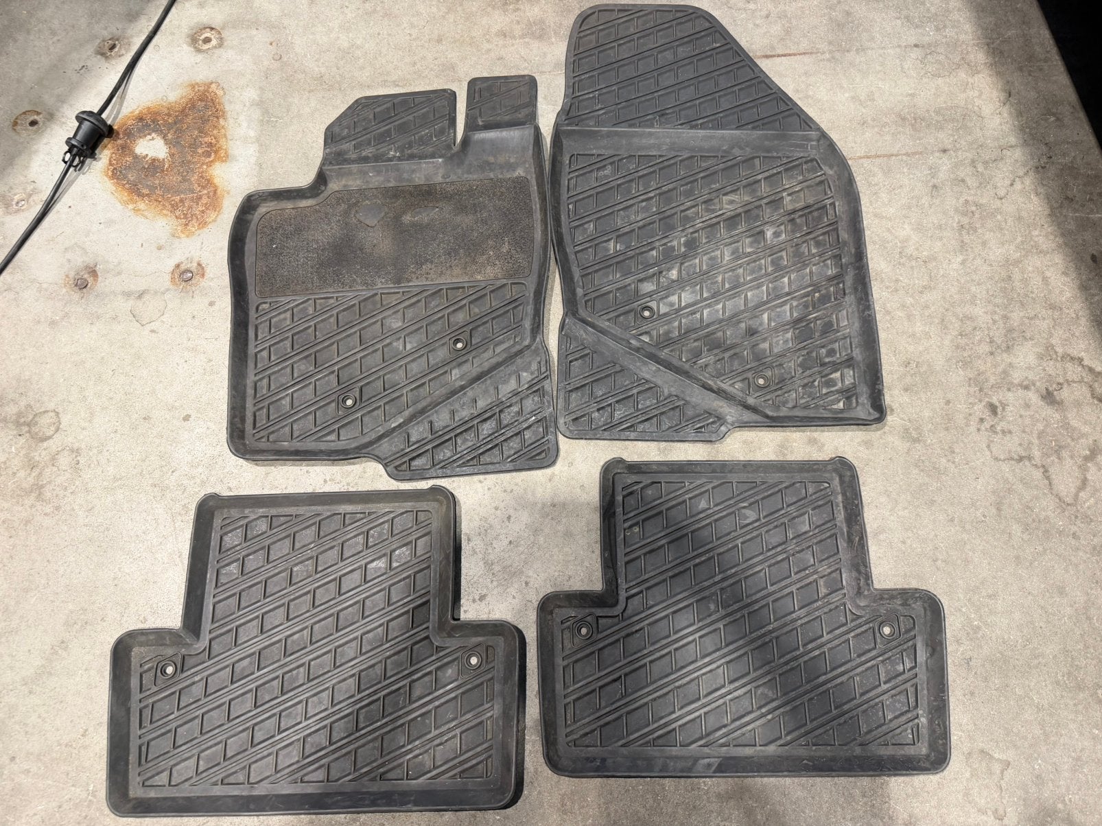 Originele rubbeten mattenset volvo S60 2000-2010, Ophalen of Verzenden, Gebruikt