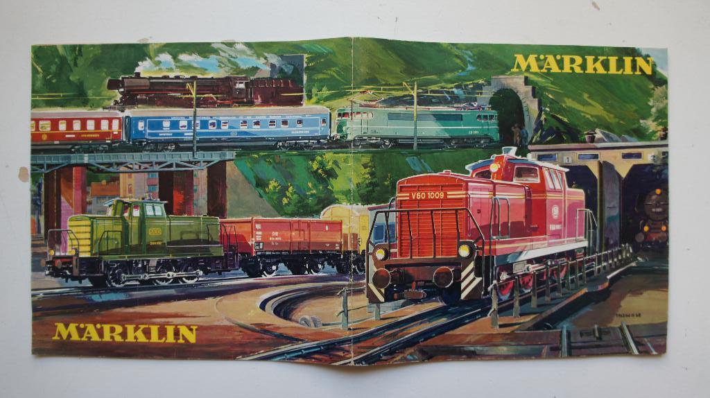 Marklin catalogus H0 treinen Vintage 1963, Wisselstroom, Gebruikt, Märklin, Boek, Tijdschrift of Catalogus