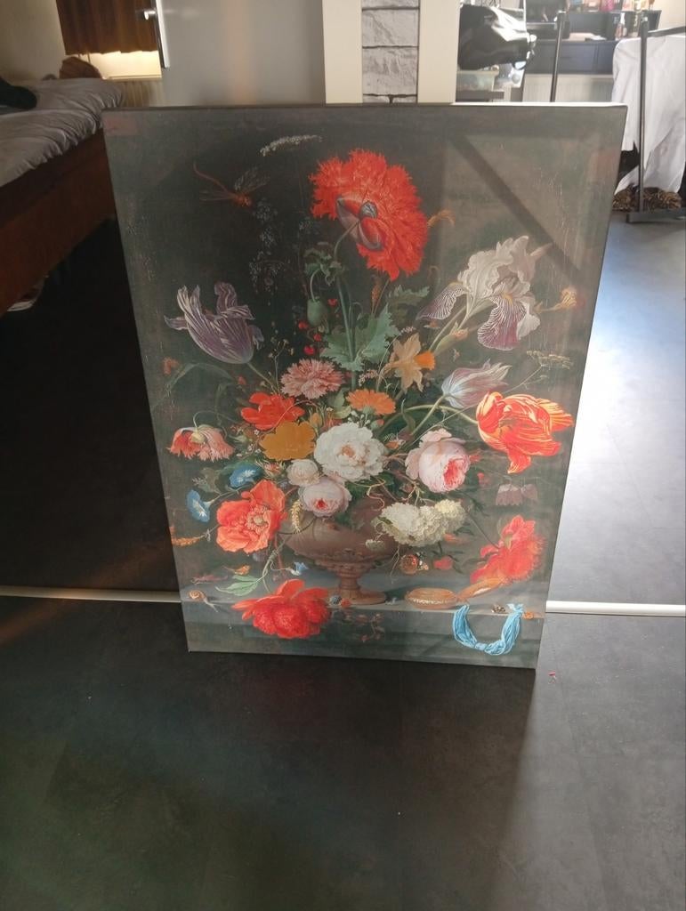 Mooi antiek schilderij, Ophalen of Verzenden