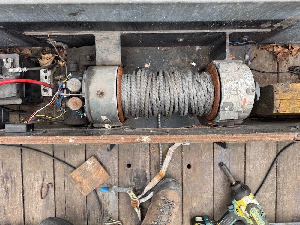 12 volt Ramsey RE 12000 lier, Ophalen, Gebruikt, Elektrisch