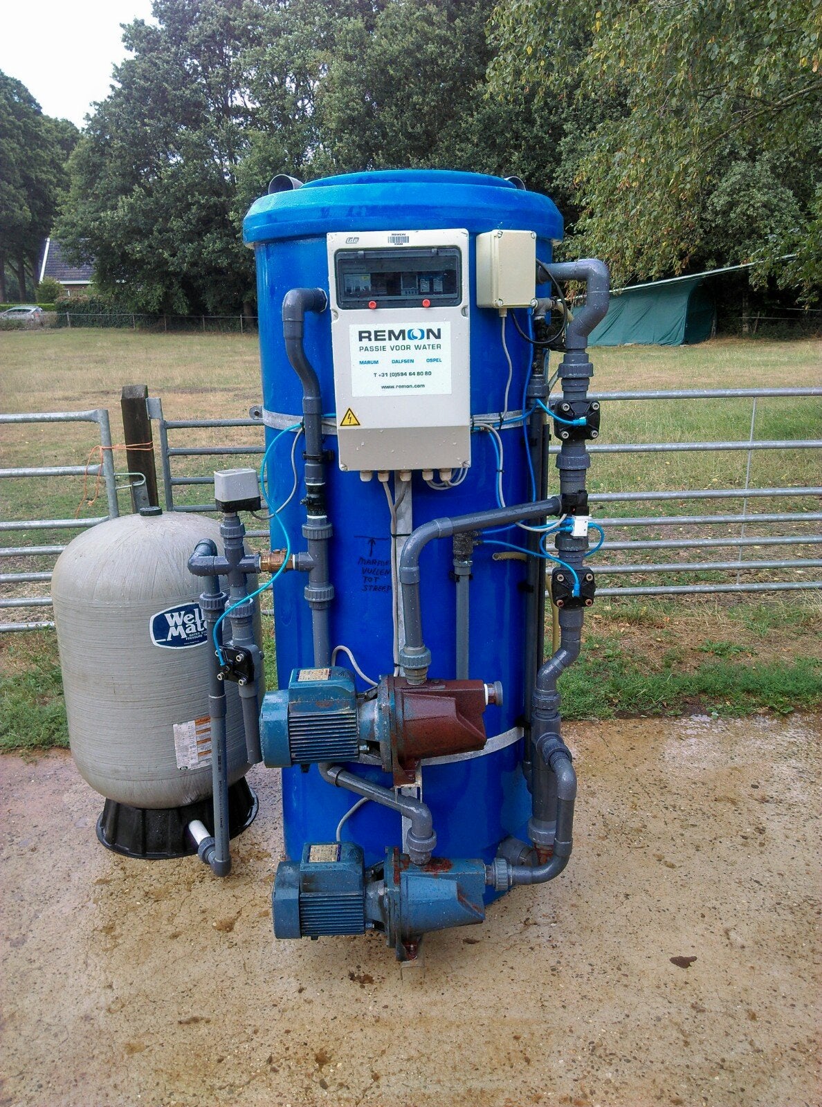 remon ontijzering beregening ontijzeringsinstallatie, Tuin en Terras, Waterpompen, ., Ophalen of Verzenden, Zo goed als nieuw