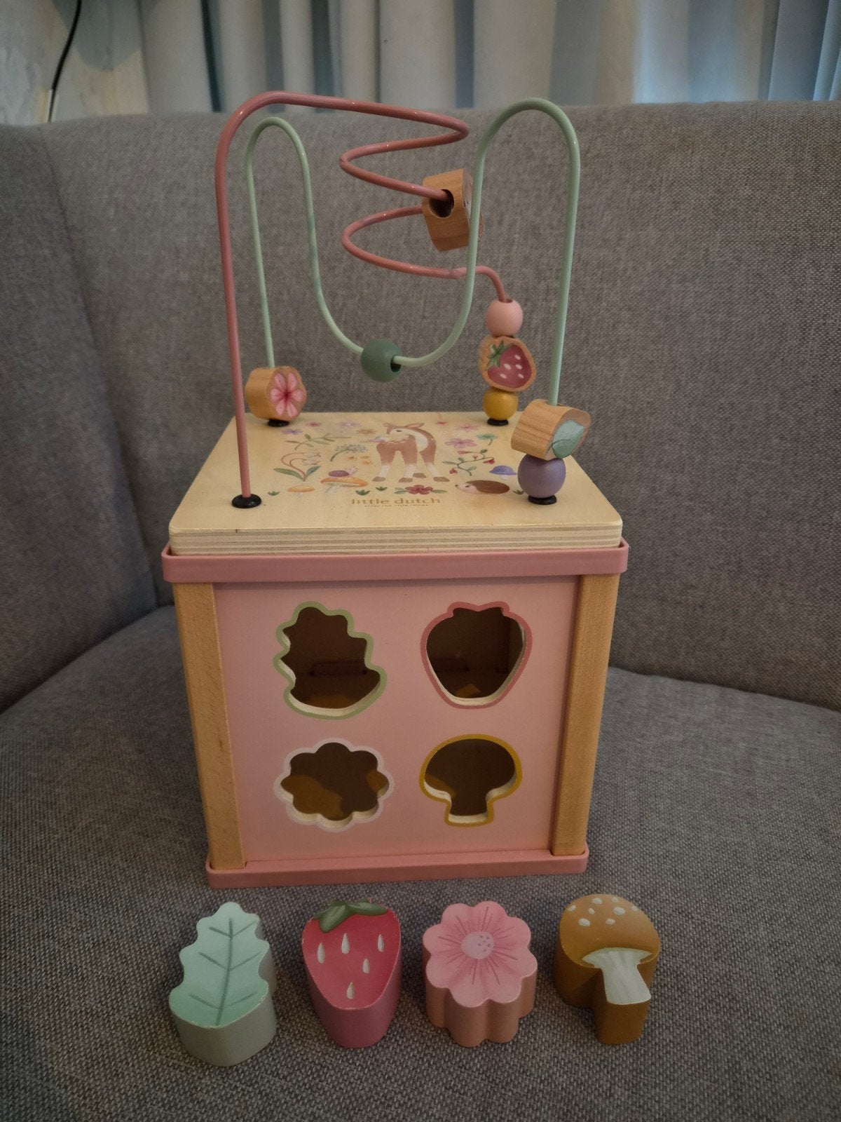 Little Dutch Activiteitenkubus - Fairy Garden, Kinderen en Baby's, Speelgoed | Houten speelgoed, Ophalen, Zo goed als nieuw, Overige typen