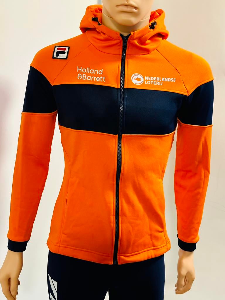 Sportkleding sportvest vest hoody KNSB mt 36 nederland Fila, Overige typen, Oranje, Ophalen of Verzenden, Zo goed als nieuw