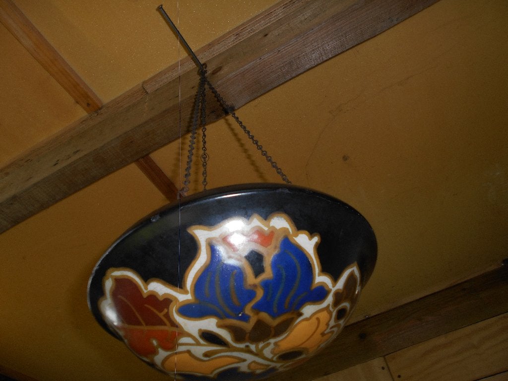 GOUDA PLATEEL PLANT HANGER, Antiek en Kunst, Ophalen