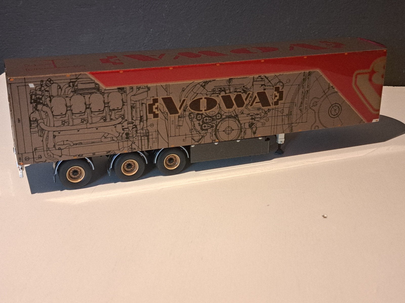 Tekno Vowa, Hobby en Vrije tijd, Modelauto's | 1:50, Ophalen of Verzenden, Gebruikt, Bus of Vrachtwagen, Tekno