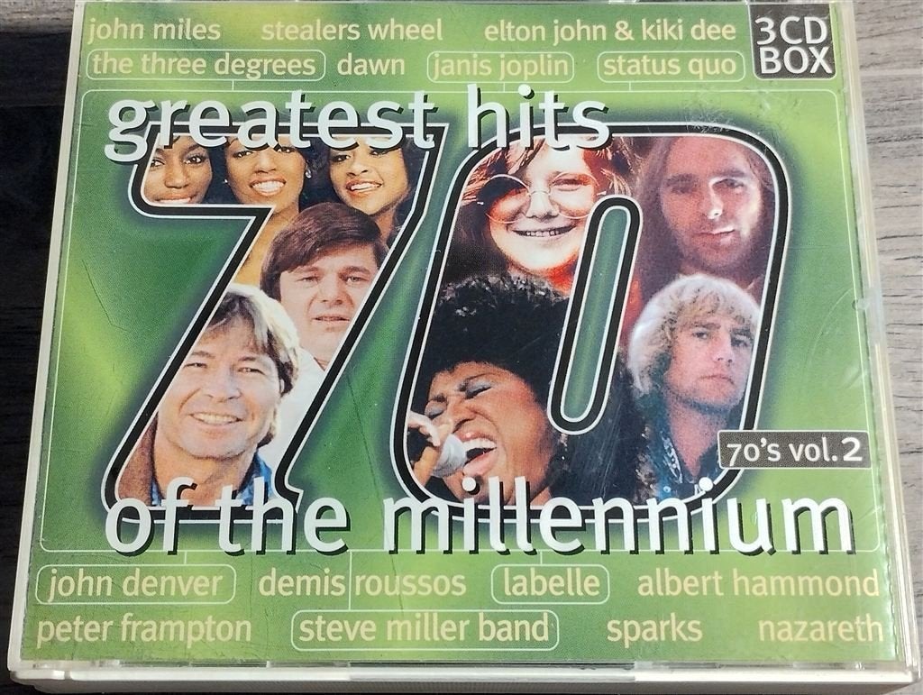 Greatest Hits Of The Millennium - 70\'s Vol 2 [3 CD], Ophalen of Verzenden, Zo goed als nieuw, Pop