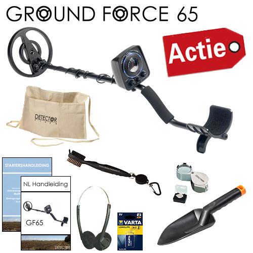 DETECTOR PLAZA: Ground Force 65 ACTIE Metaaldetector 6-9 jr., Ophalen of Verzenden, Nieuw, Overige merken, Instelbare gevoeligheid