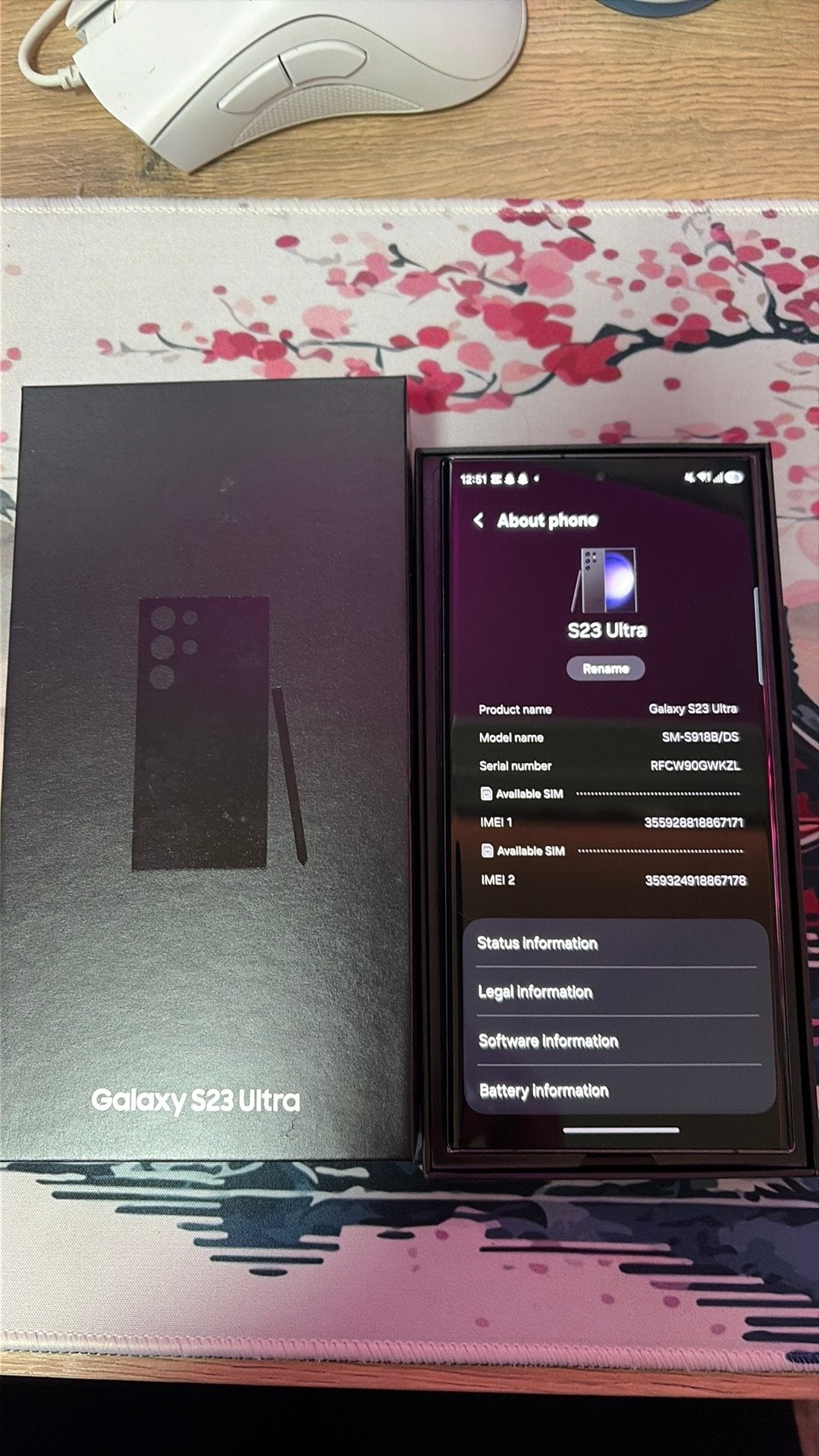 Foto 3 van Samsung Galaxy S23 Ultra 256GB met hoesje