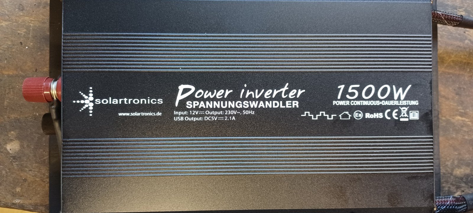 Omvormer 12V -220V 1500W, Ophalen of Verzenden, Nieuw