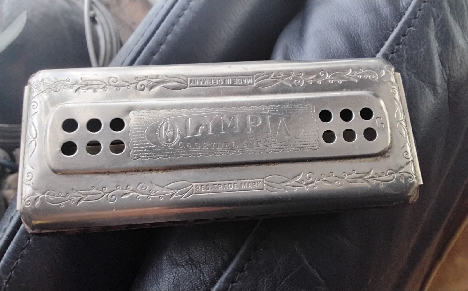 Mooie oude Olimpia mondharmonica, nog zuiver spelend, Muziek en Instrumenten, Ophalen of Verzenden, Gebruikt, Diatonisch, Overige typen