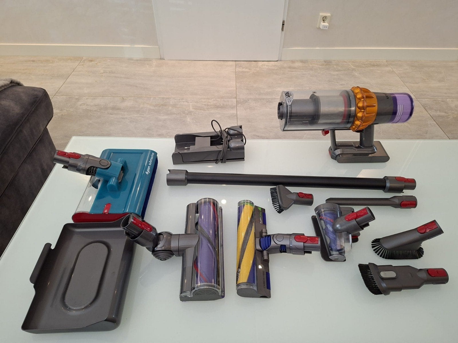 Dyson V15s Detect Submarine Steelstofzuiger
Met Dweilborstel, Witgoed en Apparatuur, Stofzuigers, Ophalen of Verzenden, Zo goed als nieuw