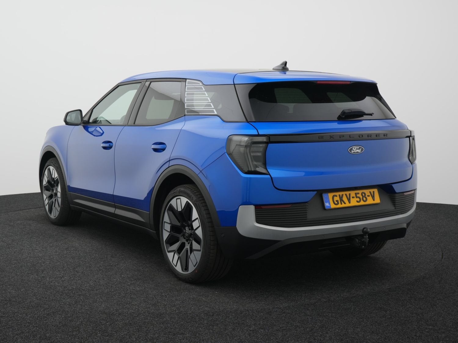 Ford Explorer Premium Extended Range RWD 77 kWh | Trekhaak |, Achterwielaandrijving, Gebruikt, Zwart, Blauw