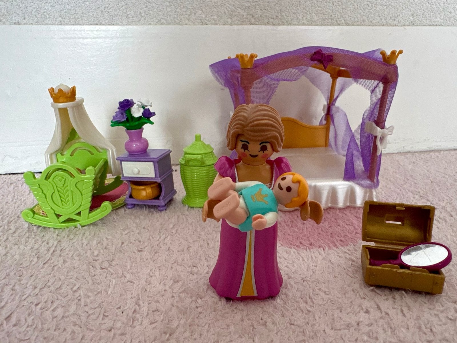 Playmobil Princess Koninklijke Slaapkamer 6851, Complete set, Ophalen of Verzenden, Zo goed als nieuw, Princess