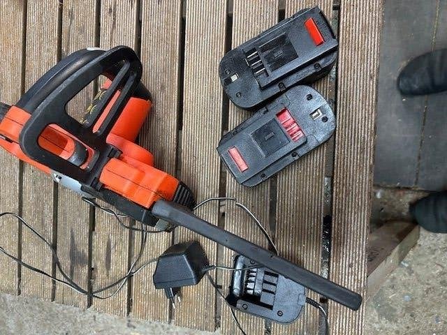 accu kettingzaag, Black+Decker, Kettingzaag, Ophalen of Verzenden, Zo goed als nieuw