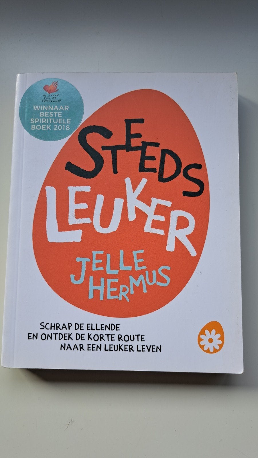 Steeds Leuker - Jelle Hermus (Winnaar Beste Spirituele Boek), Ophalen of Verzenden, Zo goed als nieuw, Jelle Hermus