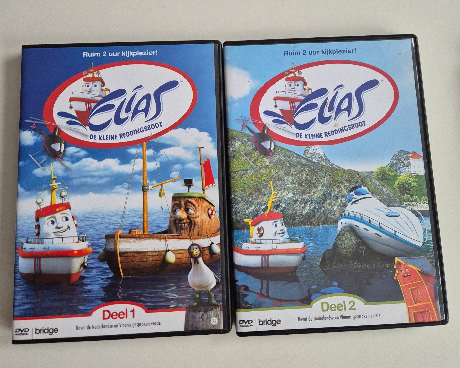 Elias de Kleine Reddingsboot - Deel 1 & 2 DVD, Animatie, Alle leeftijden, Nederlands, Tv-serie