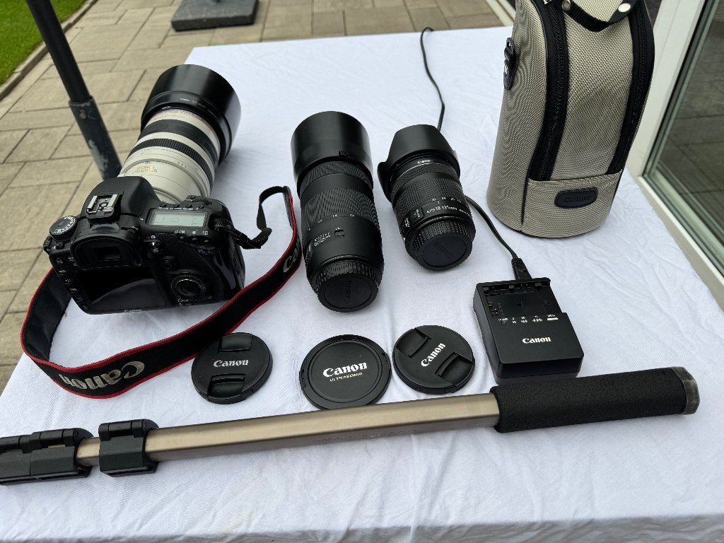 Canon EOS 7D met lenzen, Audio, Tv en Foto, Fotocamera's Digitaal, Ophalen, Gebruikt, Spiegelreflex, Geheugenkaart