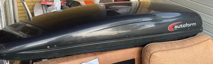 Grote Autoform dakkoffer in goede staat met sleutels, Auto diversen, Dakkoffers, Ophalen, Gebruikt