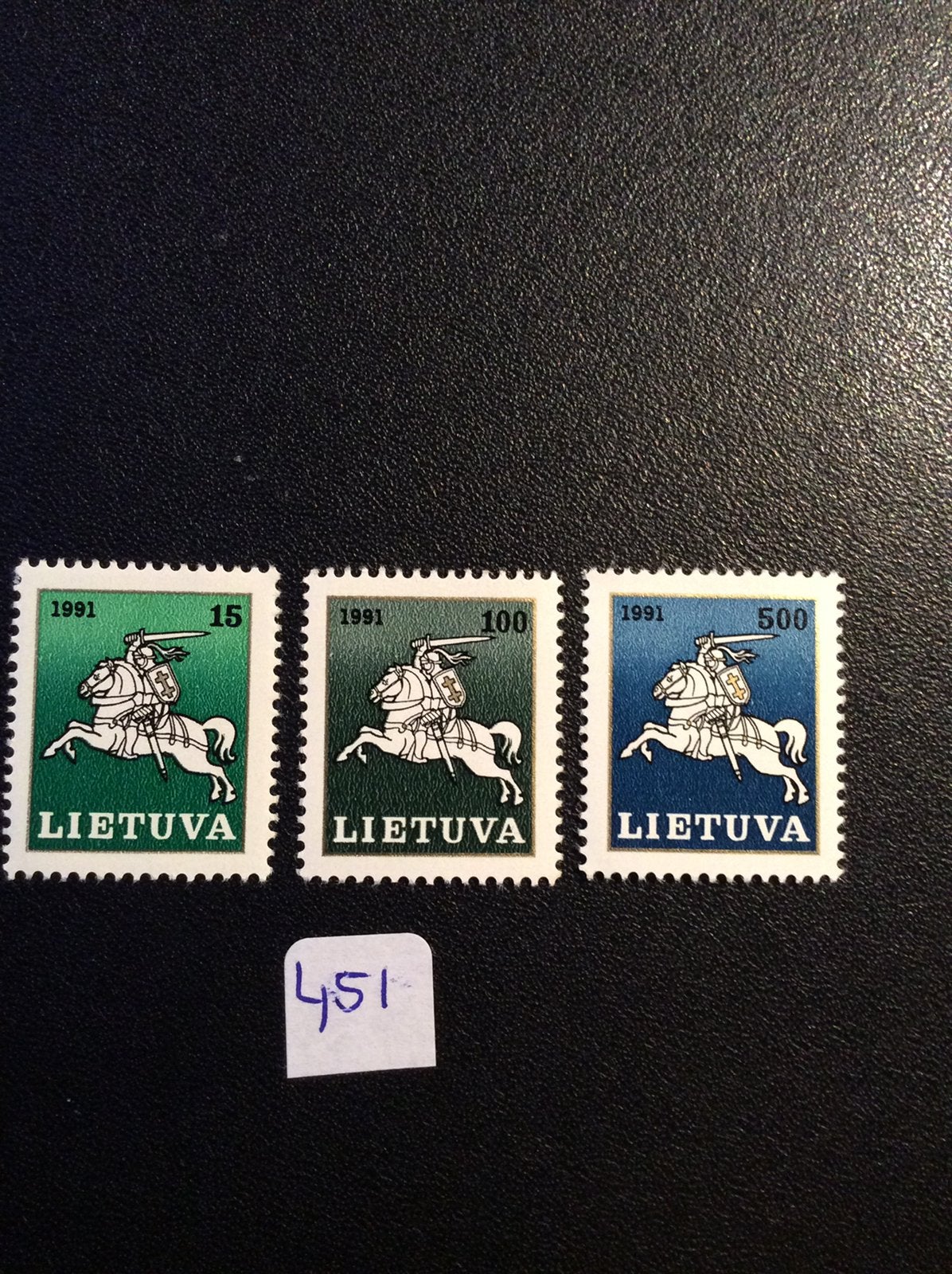 Litouwen postzgels 1991 pfr Mi 473/493/494, Postzegels en Munten, Ophalen of Verzenden, Overige landen, Postfris