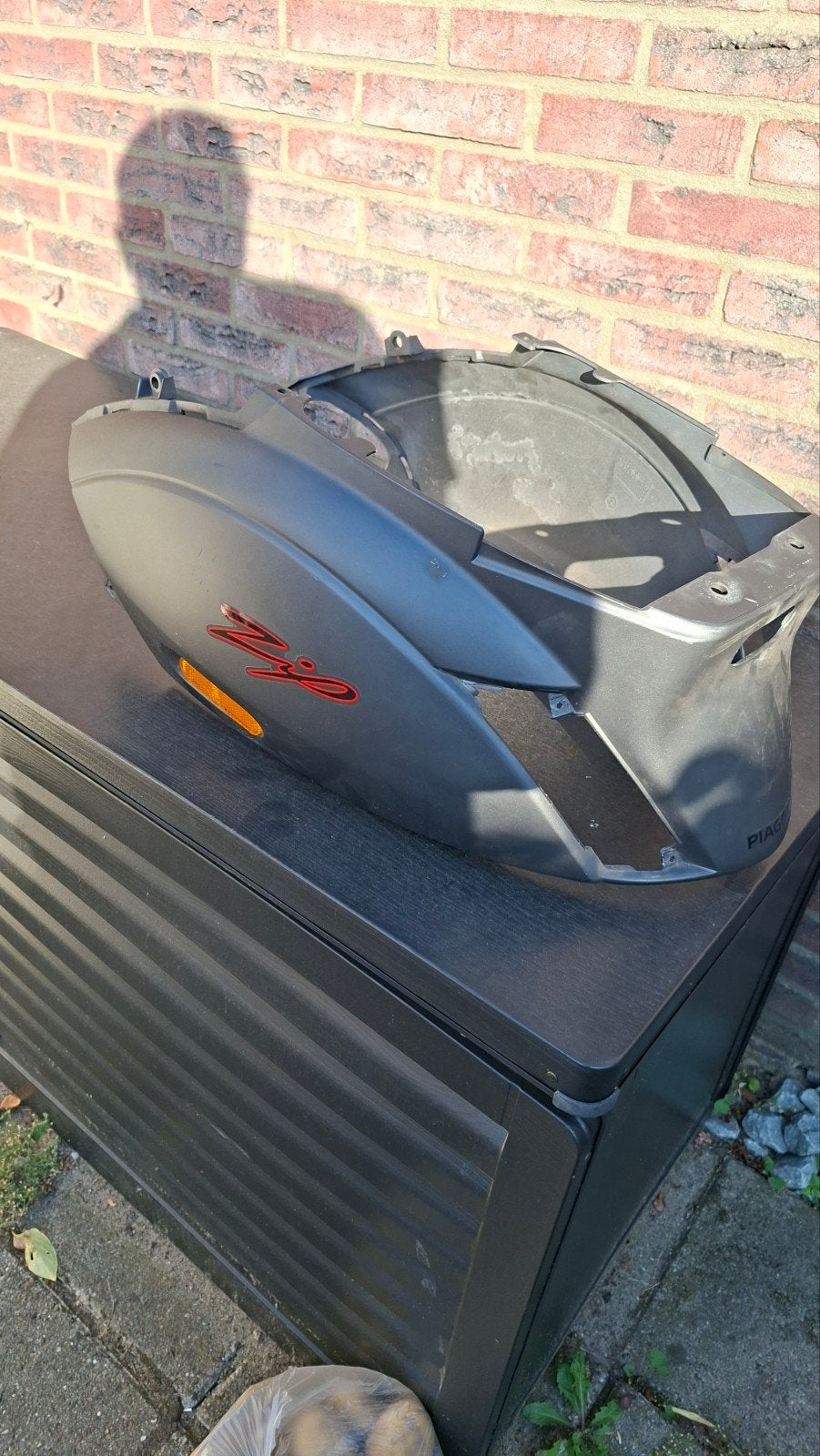 Piaggio Zip achterkap Grijs (Gebruikt), Ophalen, Gebruikt, Kap, Piaggio