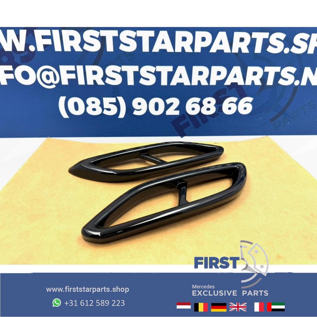 AMG LINE UITLAAT SIERLIJSTEN ZWART L/R Mercedes A B C CLA G