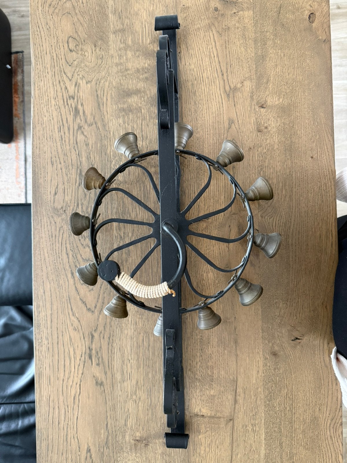 Prachtig  vintage bellenwiel / deurbel. Landelijk en uniek., Ophalen