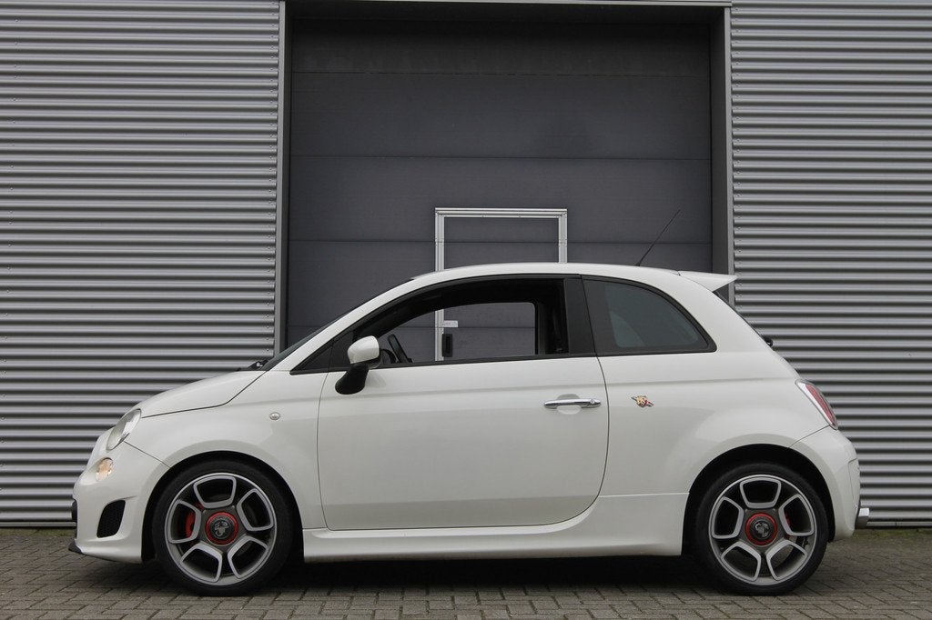 Fiat 500 1.4-16V Abarth I 135 PK I Airco I Leder (bj 2010), Voorwielaandrijving, Euro 5, Zwart, 4 cilinders