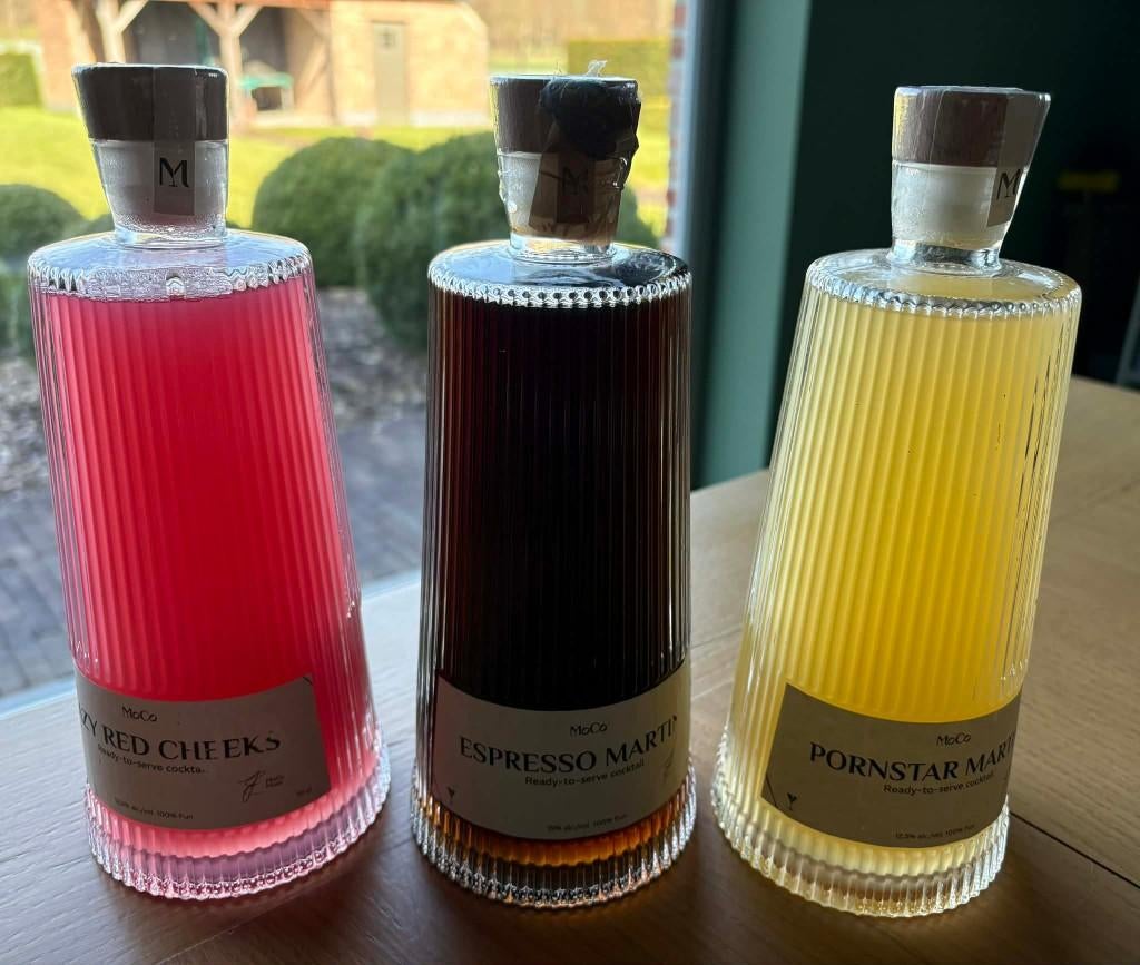 Nieuw: 3 flessen Mocco Cocktails, Ophalen