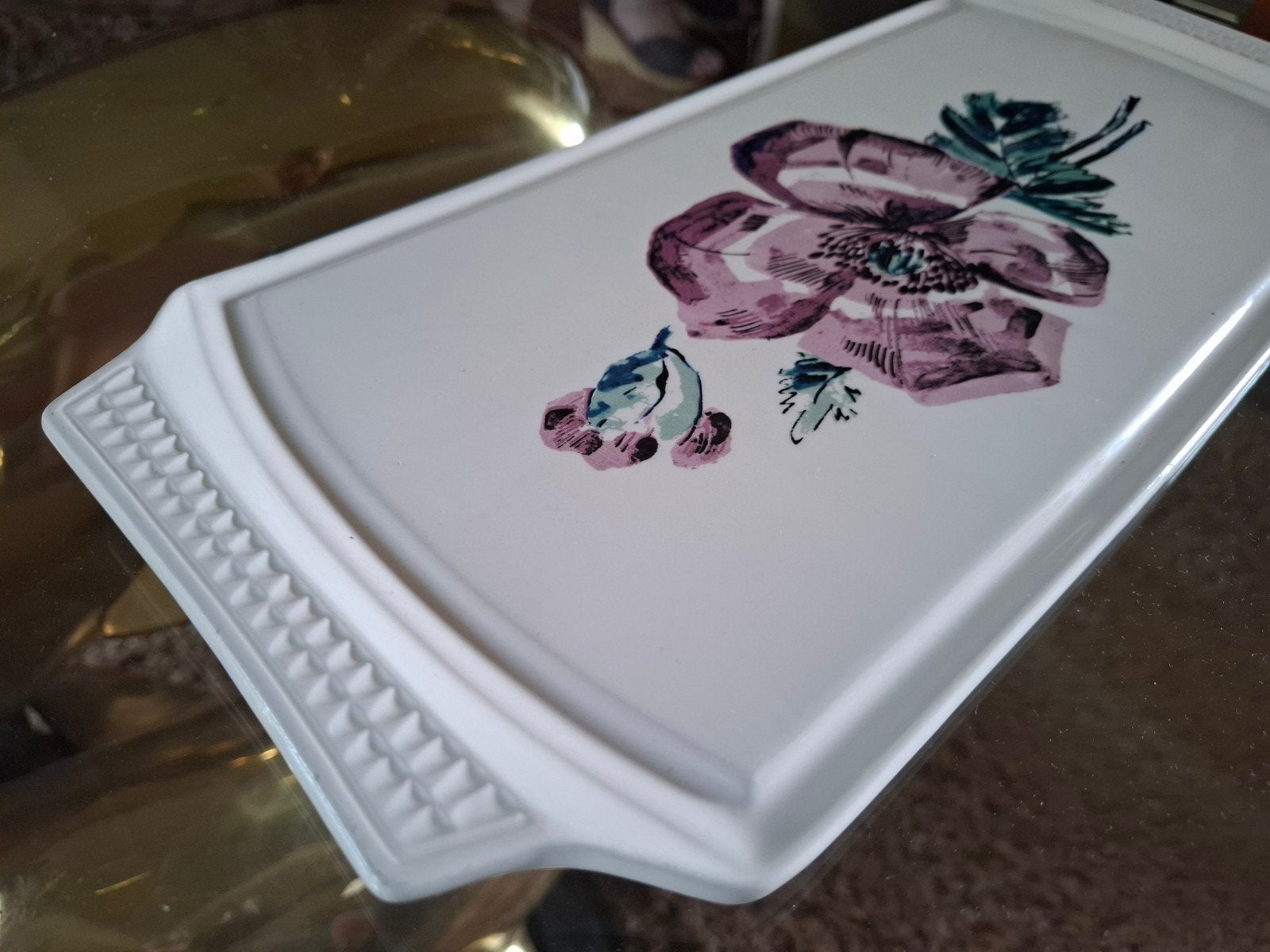 Vintage Grünstadt schaal 37 x 17 cm, Ophalen of Verzenden