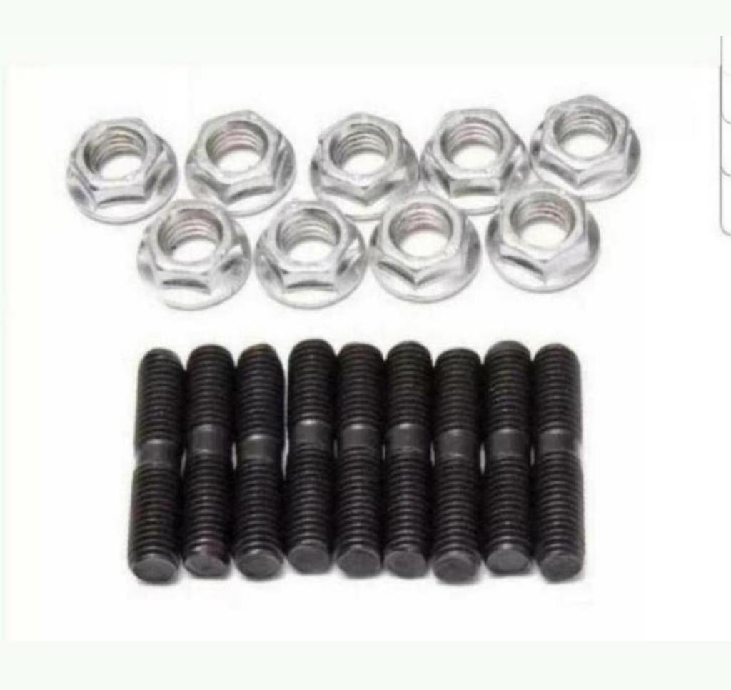9x Spuitstuk schroeven met moer m8 1.25 Nissan €12,95, Ophalen of Verzenden, Nieuw