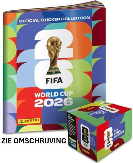 Panini WK 2026 Stickers, Verzenden, Nieuw, Meerdere stickers