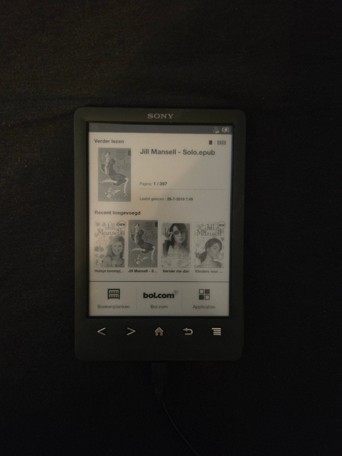 Sony e-reader met hoes en leeslampje, Computers en Software, E-readers, Ophalen of Verzenden