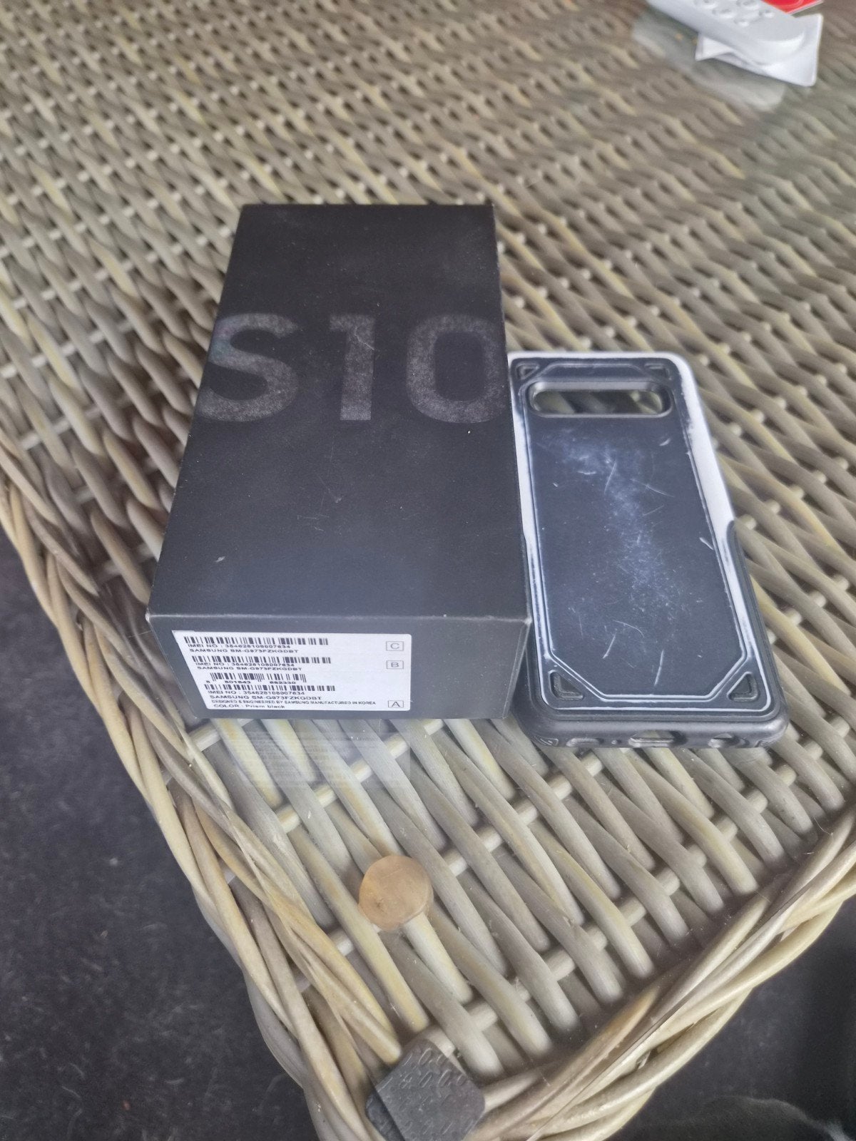 Samsung Galaxy S10 met barst in achterkant, Gebruikt, Zwart, Touchscreen, Ophalen of Verzenden