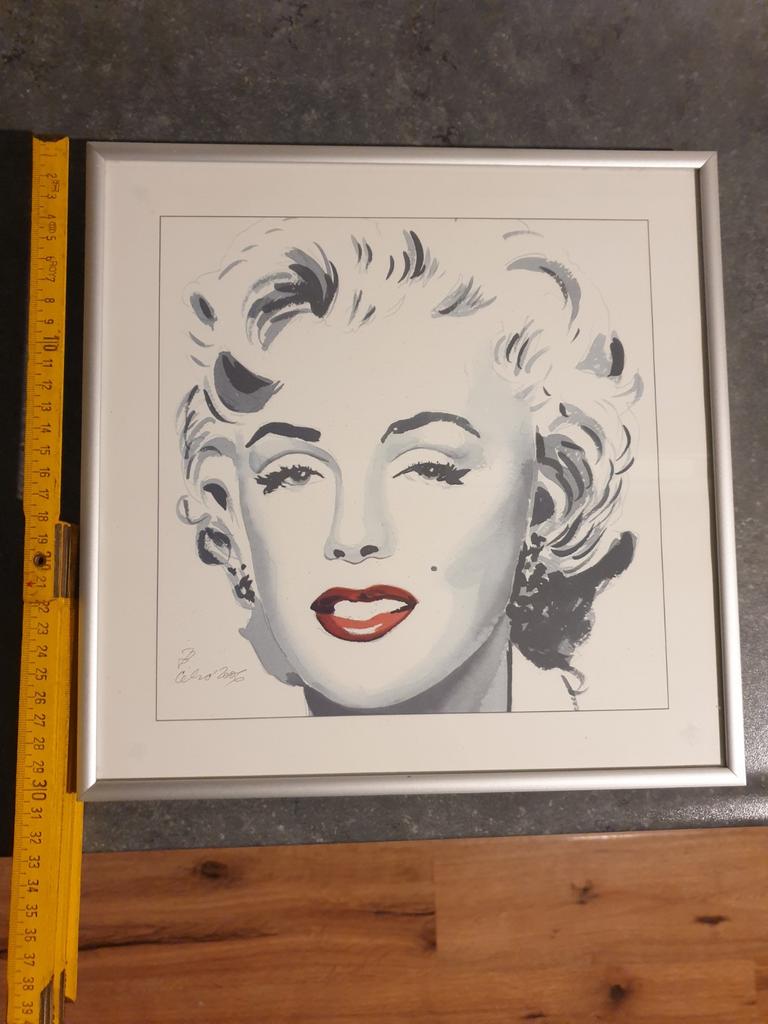 Marilyn Monroe schilderij van kunstenaar, Ophalen of Verzenden