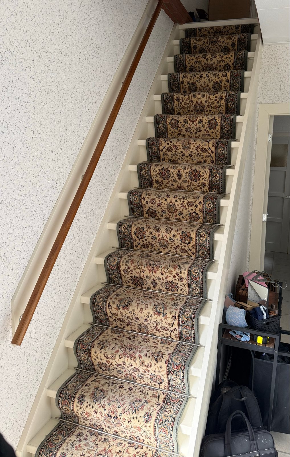 Trapmatten set - Klassiek design, Huis en Inrichting, Stoffering | Tapijten en Kleden, Minder dan 50 cm, Gebruikt, Beige, Ophalen of Verzenden