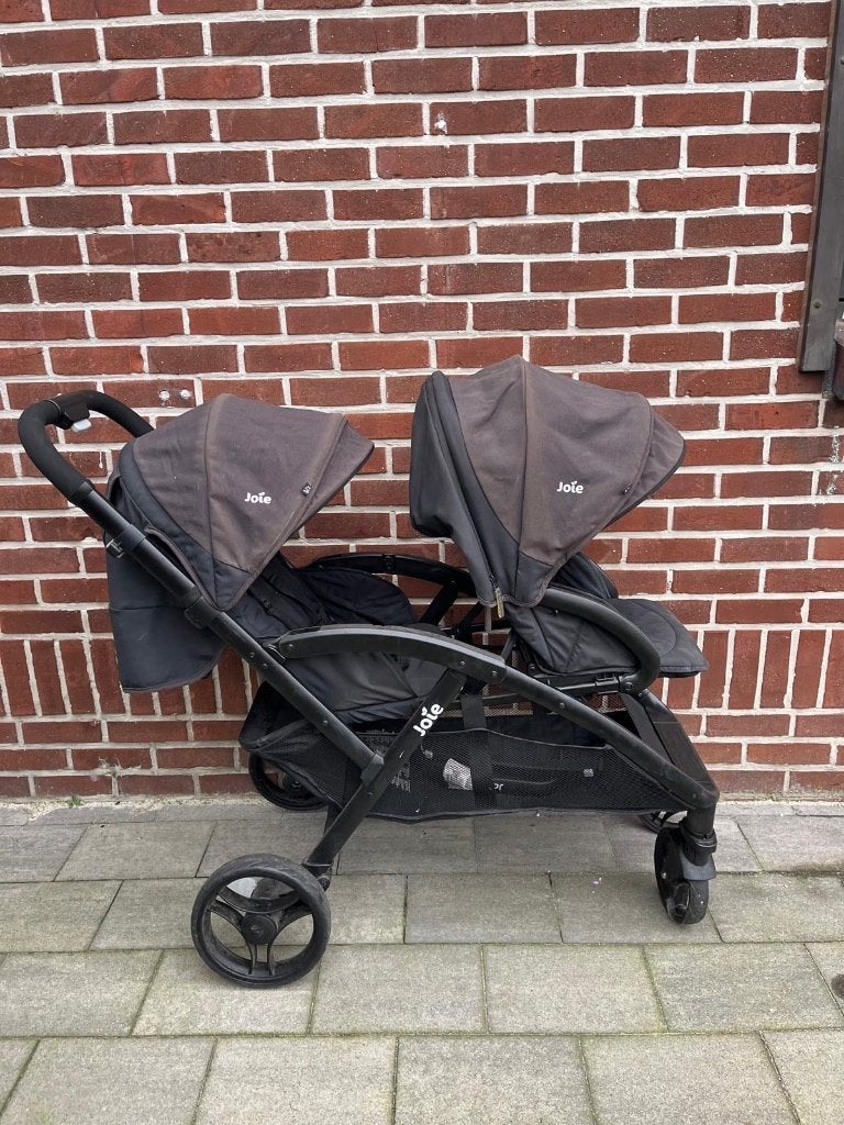 Joie dubbele buggy, Kinderen en Baby's, Buggy's, Ophalen, Gebruikt, Verstelbare rugleuning