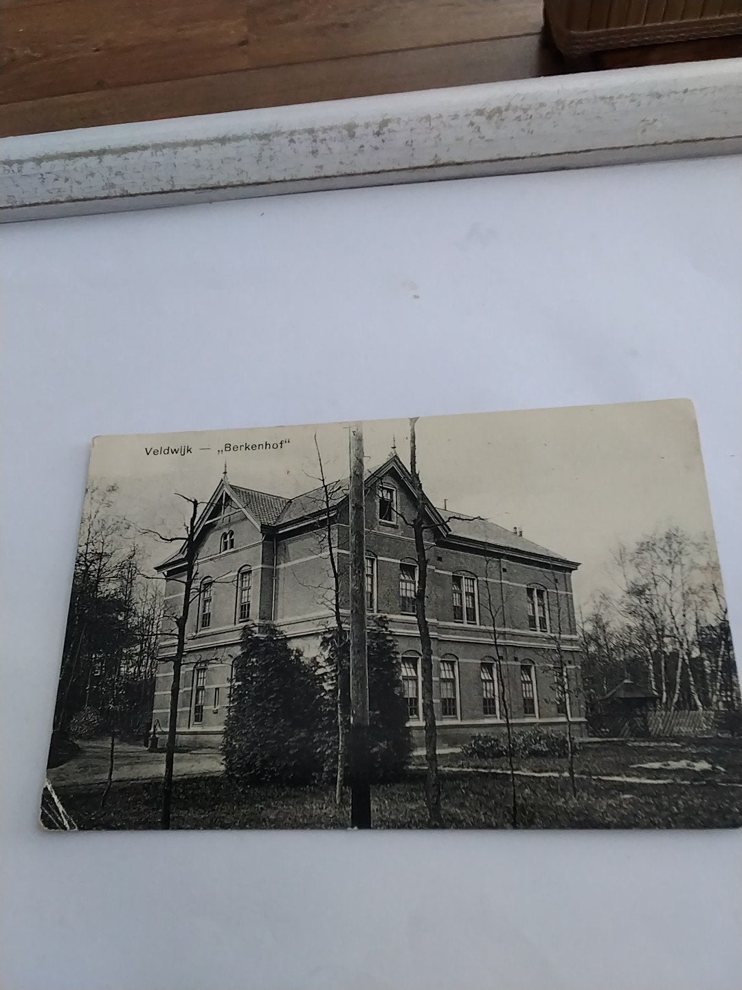 Oude Ansichtkaart Veldwijk "Berkenhof" - Gelopen, Ophalen of Verzenden, Voor 1920, Gelopen