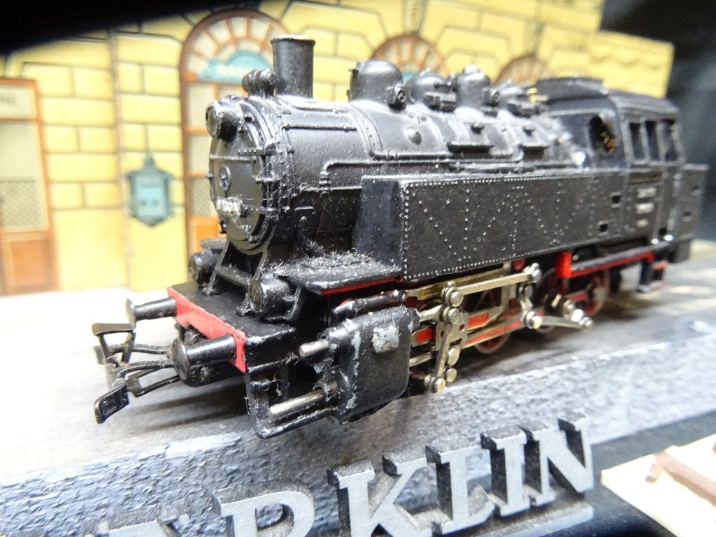 132=Marklin 3032-2 tenderloc 81 van de Duitse spoorwegen.159, Wisselstroom, Gebruikt, Locomotief, Ophalen of Verzenden