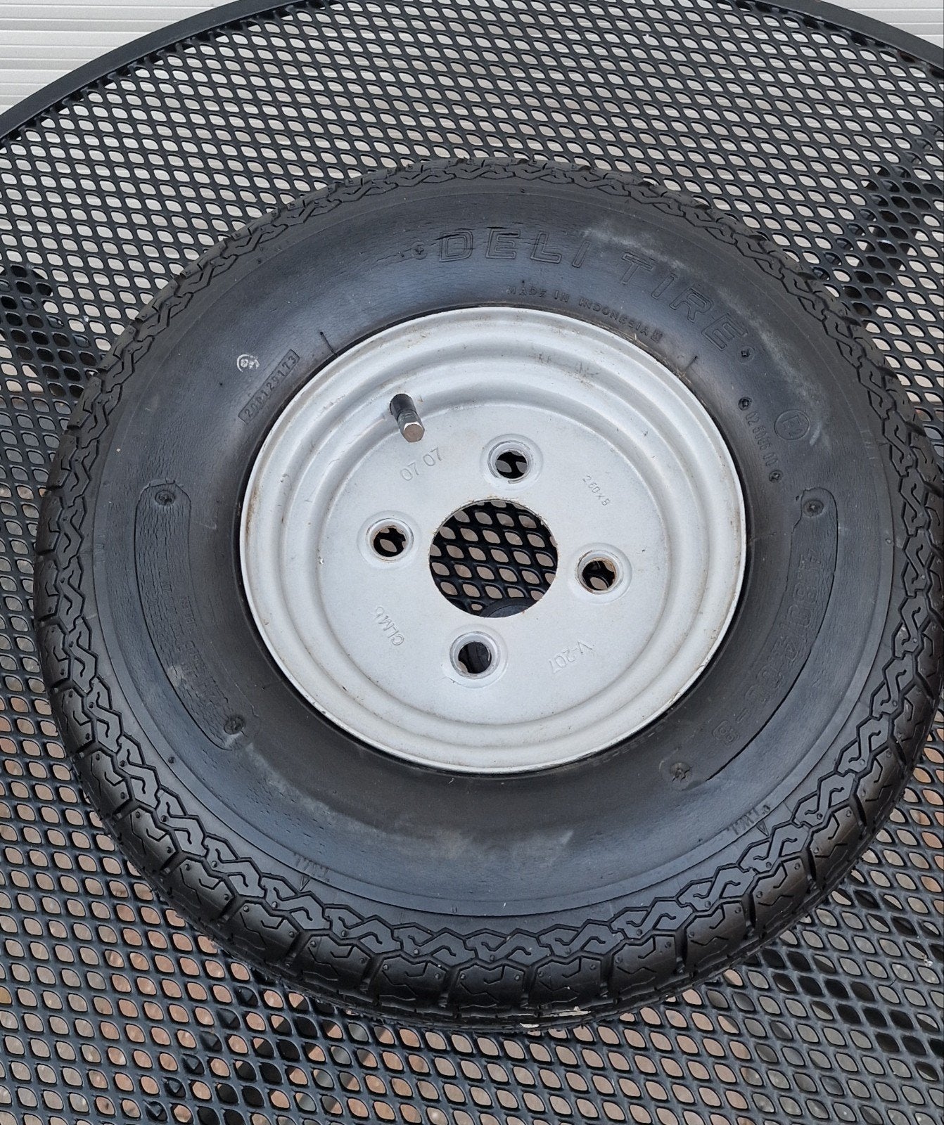 8 inch 4x100 wiel velg band 4.80-400-8, Auto diversen, Aanhangwagen-onderdelen, Verzenden