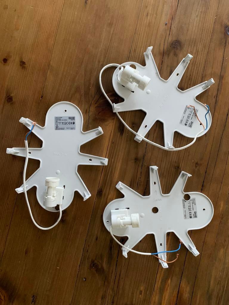 Lampen wolkjes Ypplist IKEA, Huis en Inrichting, Lampen | Plafondlampen, Ophalen of Verzenden, Zo goed als nieuw, Kunststof