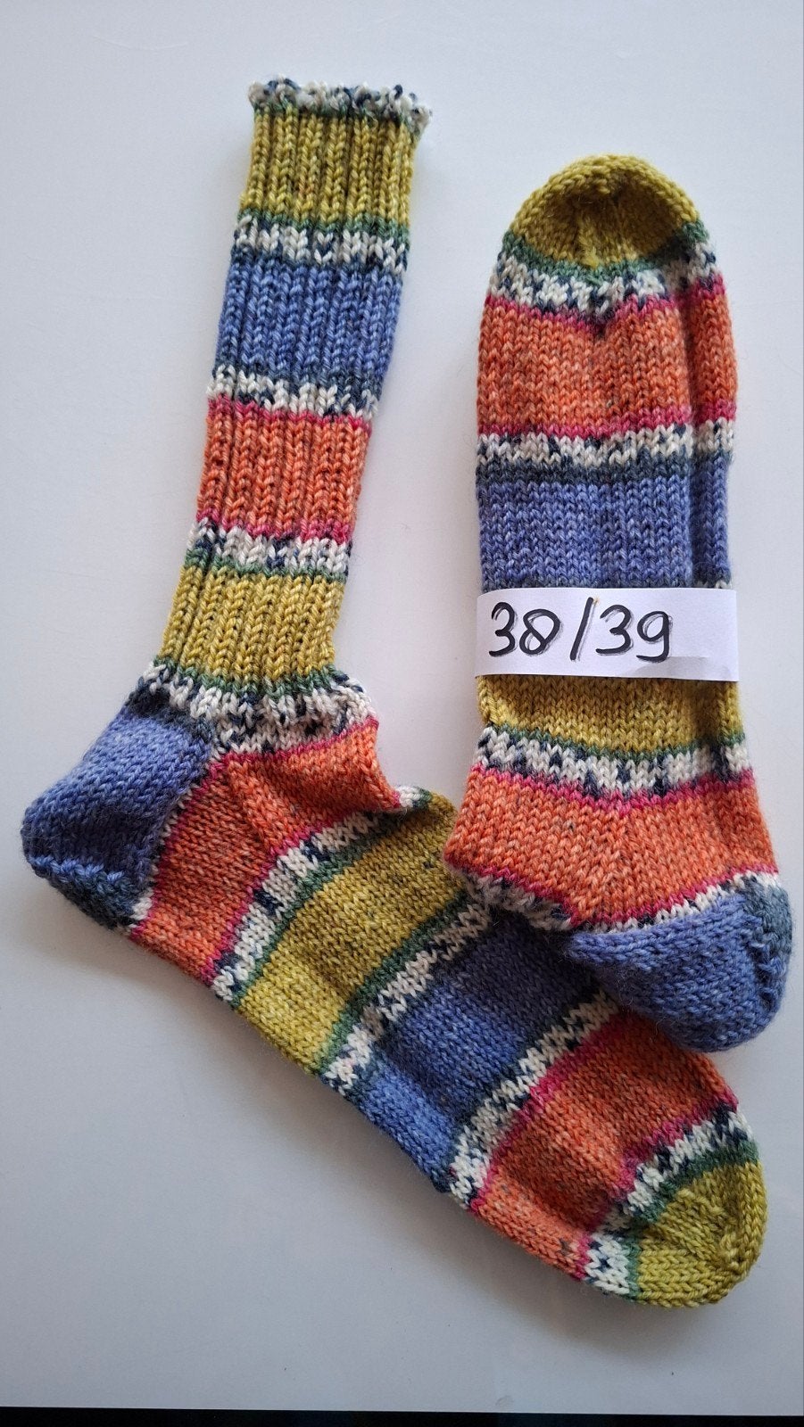 Mooie handgebreide warme wollen dames sokken, maat 38/39, Sokken en Kniesokken, Overige kleuren, Nieuw, Ophalen of Verzenden