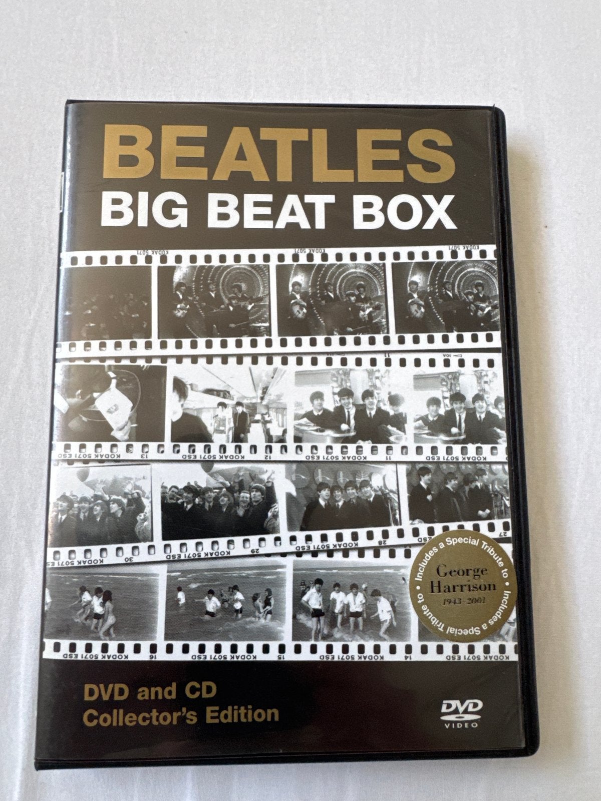 Beatles Big Beat Box DVD en CD Collector's Edition, Ophalen of Verzenden, Gebruikt, Engels, Inclusief DVD