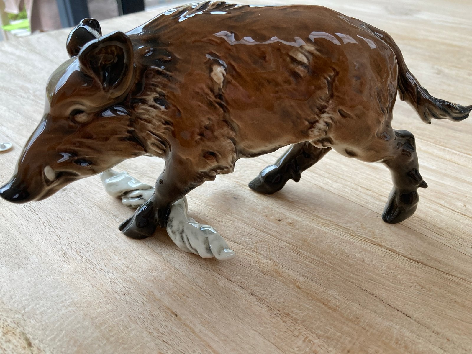 Goebel Keller Wild Boar Sanglier Porseleinen Beeldje, Ophalen of Verzenden, Zo goed als nieuw, Dier