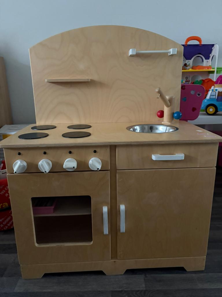 Kinder houten keuken, Ophalen, Meubelstuk of Keukentje