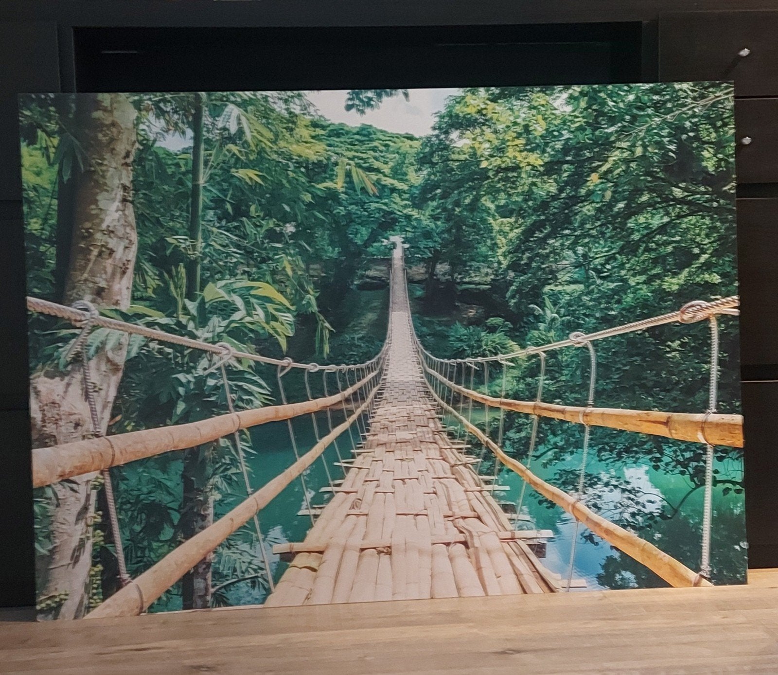 schilderij glas, Ophalen, 125 cm of meer, Zo goed als nieuw, Schilderij