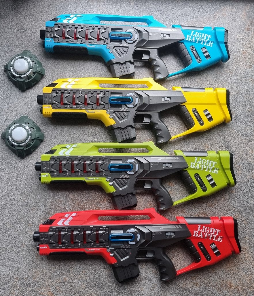 Light Battle Connect Lasergame (4 mega blasters & 2 targets), Ophalen, Zo goed als nieuw