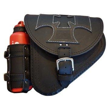 Lederen Swingarm Tas Cross Fuelbottle Holder, Demon Leathers, Verzenden, Noord-Brabant, Nieuw