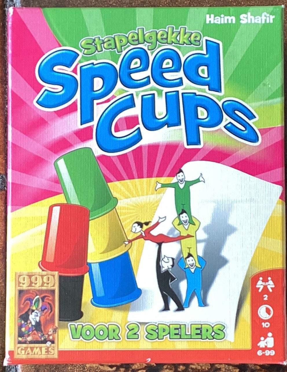 Stapelgekke Speed Cups 2 spelers 999 games, Ophalen of Verzenden, Zo goed als nieuw