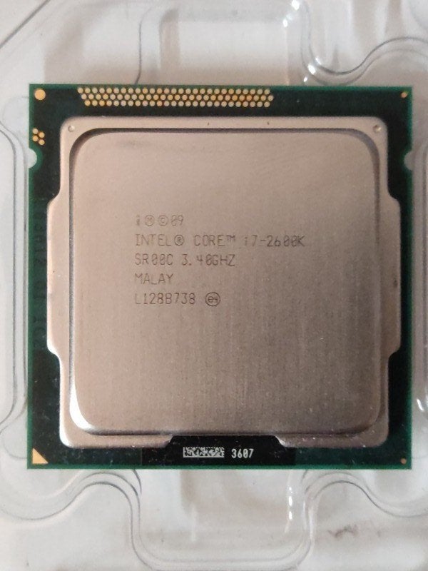 Intel i7 2600K (socket 1155), Computers en Software, Processors, Gebruikt, Intel Core i7, 3 tot 4 Ghz, LGA 1155